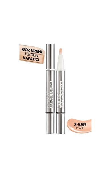 L'Oreal Paris True Match Göz Kremi İçeren Kapatıcı 2'si 1 Arada 3-5,5R