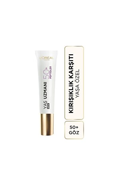 L'Oréal Paris Yaş Uzmanı 50+ Kırışıklık Karşıtı Yenileyici Göz Kremi 15 Ml