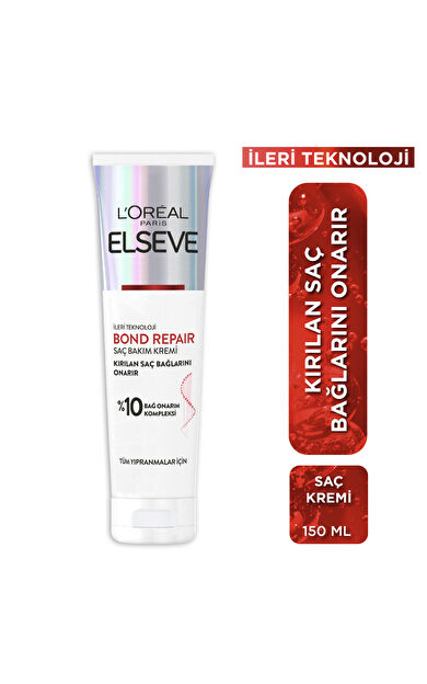 L'Oréal Paris Bond Repair Tüm Yıpranmalar İçin Saç Bağlarını Onarıcı Bakım Kremi 150 ml