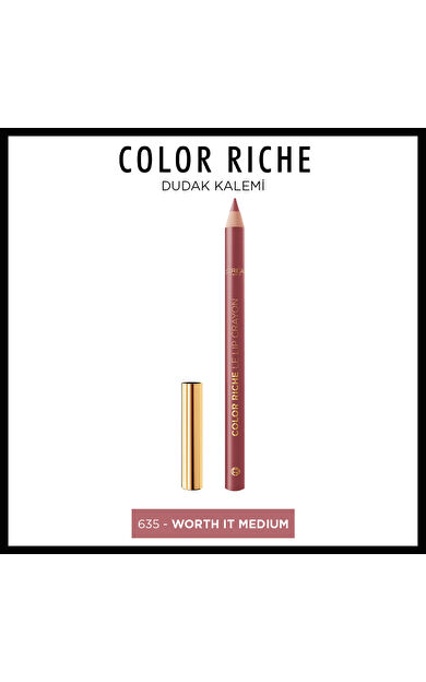 L'Oréal Paris Color Riche Dudak Kalemi - 635 Worth It Medium