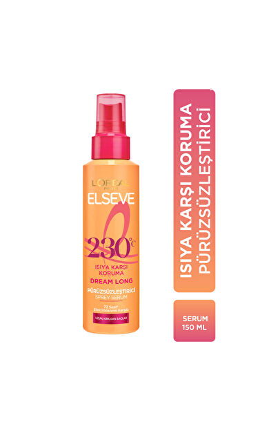 L'Oréal Paris Elseve Dream Long Isıya Karşı Koruyucu & Pürüzsüzleştirici Sprey Serum 150ml