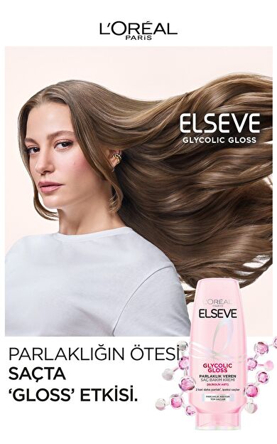L'Oréal Paris Elseve Glycolic Gloss Parlaklık Veren Saç Bakım Kremi 250ml