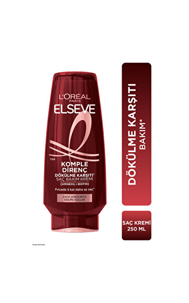 L'Oréal Paris Elseve Komple Direnç Dökülme Karşıtı Bakım Kremi 250ml