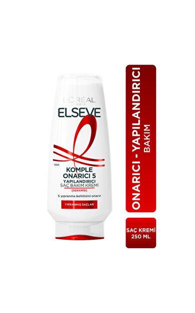 L'Oréal Paris Elseve Komple Onarıcı 5 Yapılandırıcı Bakım Kremi 250ml