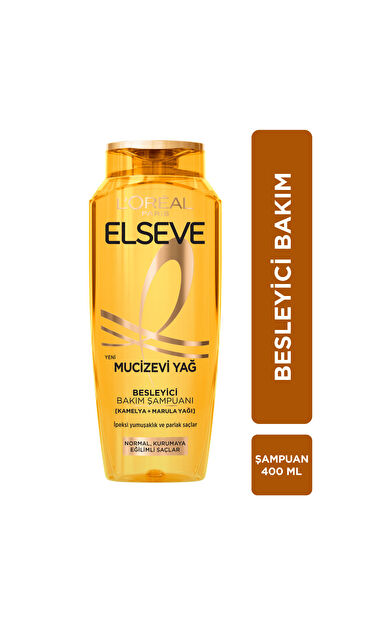 L'Oréal Paris Elseve Mucizevi Yağ Besleyici Bakım Şampuanı 400 ml
