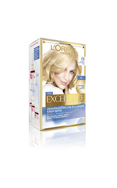 L'Oréal Paris Excellence Creme Saç Boyası 01 Ultra Açık Doğal Sarı