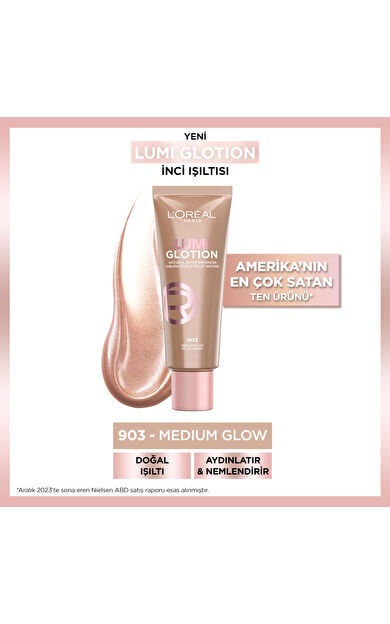 L'Oréal Paris Glotion All-In-One Doğal Işıltı 903 - Medium Glow