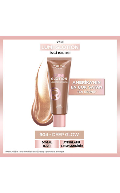 L'Oréal Paris Glotion All-In-One Doğal Işıltı 904 - Deep Glow