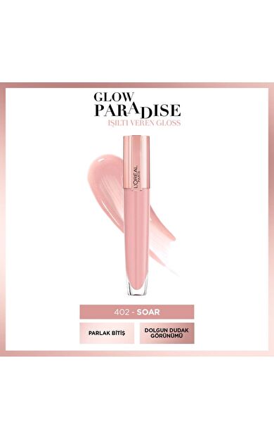 L'Oréal Paris Glow Paradise Balm in Gloss - Işıltı Veren Parlatıcı 402 I Soar