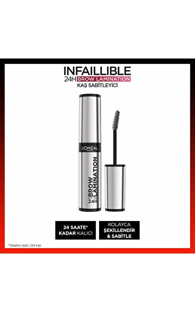 L'Oréal Paris Infaillible 24H Brow Lamination Şeffaf Kaş Sabitleyici