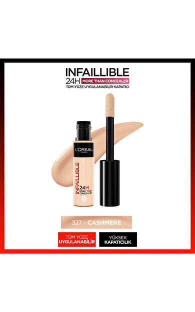 L'Oréal Paris Infaillible 24H Tüm Yüze Uygulanabilir Kapatıcı - 327 Cashmere