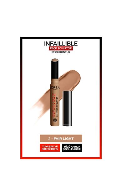 L'Oréal Paris Infaillible Face Sculpter Stick Kontür - Fair Light