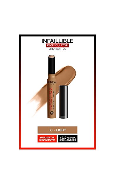 L'Oréal Paris Infaillible Face Sculpter Stick Kontür - Light