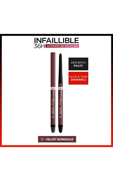 L'Oréal Paris Infaillible Göz Kalemi - 13 Velvet Bordeaux