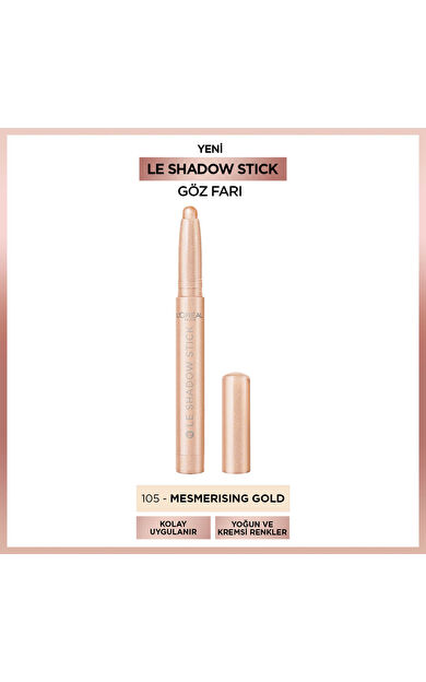 L'Oréal Paris Le Shadow Stick Göz Farı - 105 Mesmerizing Gold