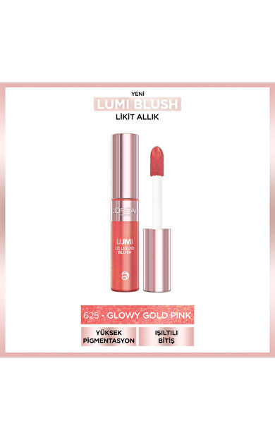 L’Oréal Paris Lumi Blush Likit Allık - 625 Glowy Gold Pink