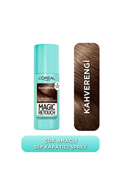 L'Oréal Paris Magic Retouch Beyaz Dipleri Kapatıcı Sprey - Kahverengi