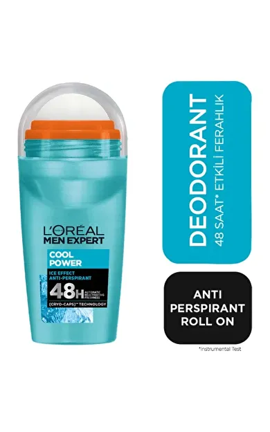L'Oréal Paris Men Expert Cool Power Antı Perspırant Roll On 50 ml
