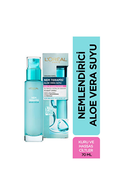 L'Oréal Paris Nem Terapisi Aloe Vera Suyu Kuru ve Hassas Ciltler