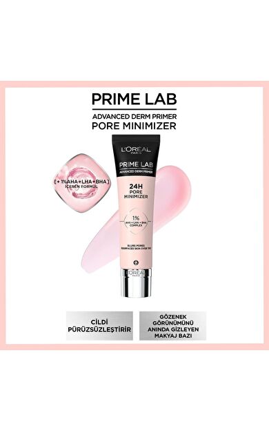 L'Oréal Paris Prime Lab Pore Minimizer Gözenek Küçültücü Makyaj Bazı