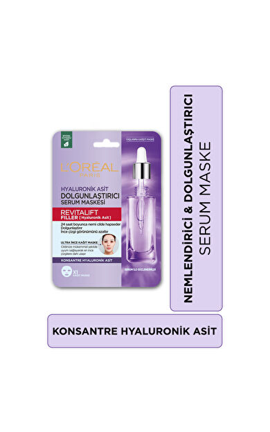 L'Oréal Paris Revitalift Filler Dolgunlaştırıcı Serum Maske