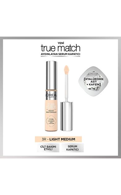 L'Oréal Paris True Match Aydınlatan Serum Kapatıcı - 3R