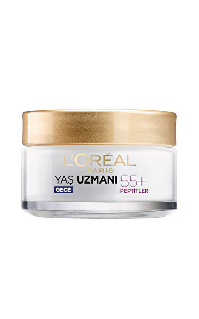 L'Oréal Paris Yaş Uzmanı 50+ Kırışıklık Karşıtı Yenileyici Gece Kremi
