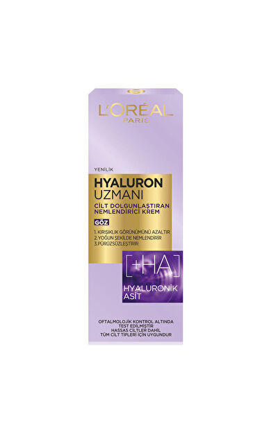 Loreal Paris Hyaluron Uzmanı Nemlendirici Göz Çevresi Kremi 15 ml