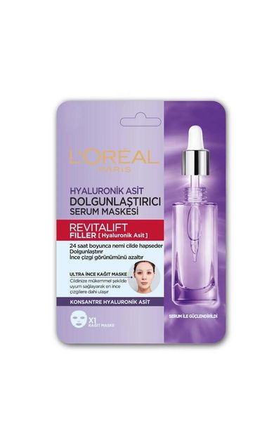 Loreal Paris Revitalift Filler Hyaluronik Asit Kağıt Maske
