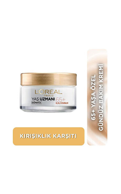 L'Oréal Paris Yaş Uzmanı 60 + Kırışıklık Karşıtı Sıkılaştırıcı Krem 50 Ml