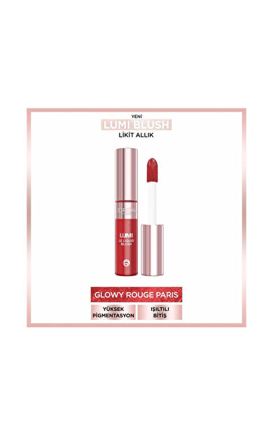 L?Oréal Paris Lumi Blush Likit Allık - 640 Glowy Rouge Paris