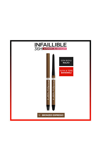 L'Oréal Paris Infaillible Gel Auto Liner 12 Bronzed Expr.