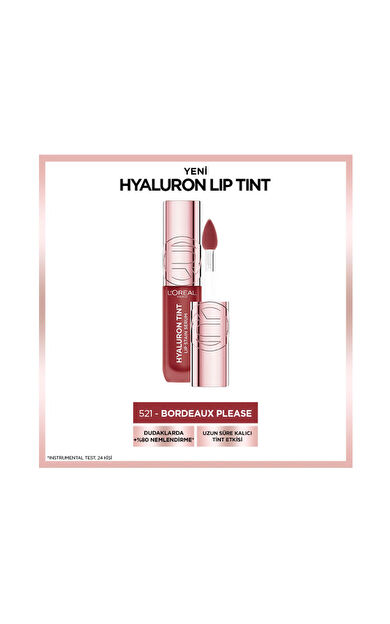 Loreal Paris Hyaluron Tint Ruj - 521 Bordeaux Please