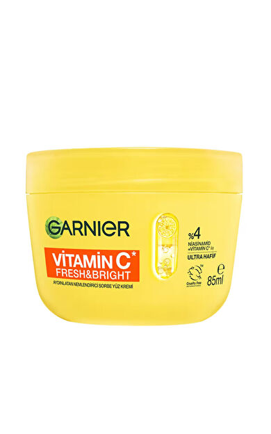 Garnier Vitamin C Fresh & Bright Sorbe Yüz Kremi 85 Ml