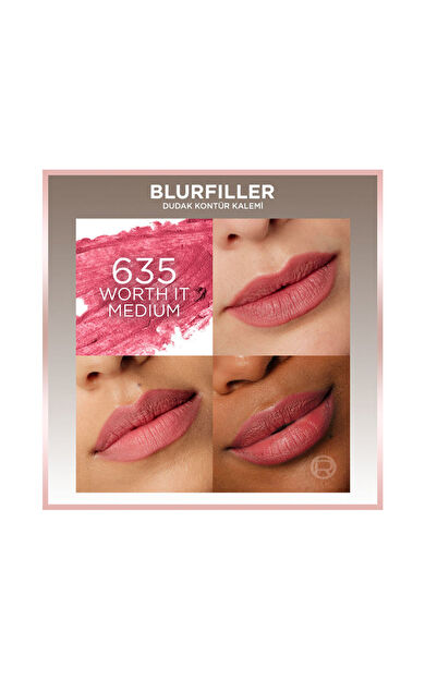 Loreal Paris Blurfiller Dudak Kontür Kalemi 635 Worth It Medium