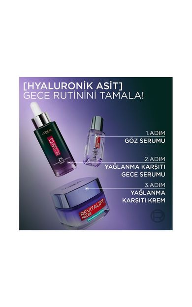L'Oreal Paris Revitalift Yağ Karşıtı Gece Serumu 30 ml