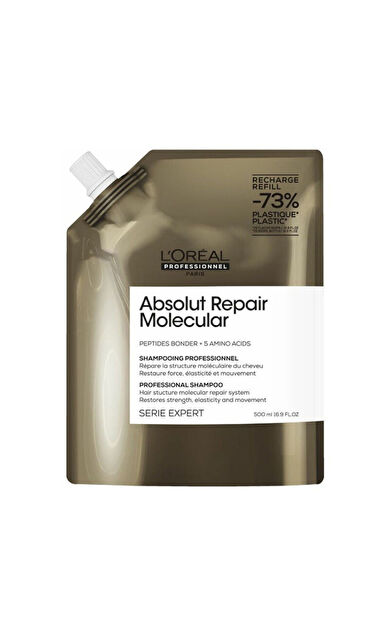 Loreal Professionnel Absolut Repair Molecular Yıpranmış Saçlar İçin Şampuan 500 ml Refill