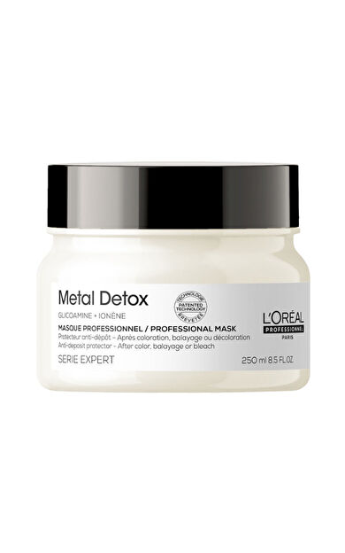 Loreal Professionnel Metal Detox İşlem Görmüş ve Yıpranmış Saçlar İçin Metal Karşıtı Koruyucu Maske 250 ml