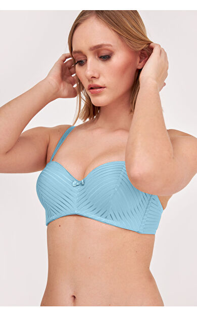 LOYA Bebek Mavisi Sierra Straplez Sütyen