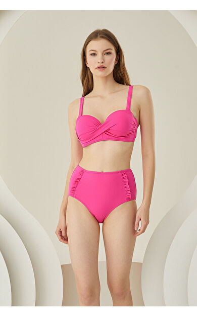 LOYA Fuşya Beauty From Straplez Tek Üst Bikini