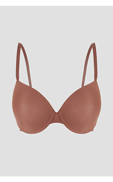 Kahverengi Latina Hafif Destekli Sütyen