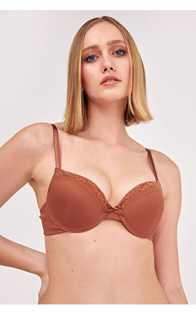 LOYA Kahverengi Mooi Hafif Destekli Sütyen
