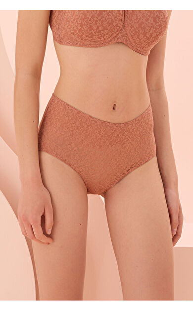 LOYA Kahverengi Nirvana Yüksek Bel Külot