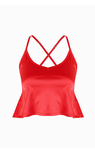 LOYA Kırmızı Alanis İnce Askılı Atlet