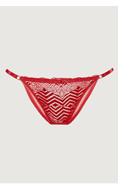 LOYA Kırmızı Crimson Dantelli Külot