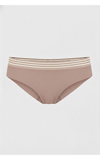 LOYA Koyu Kahve Barbara Dikişsiz Normal Bel Külot