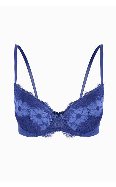 LOYA Lacivert Fiori Destekli Sütyen