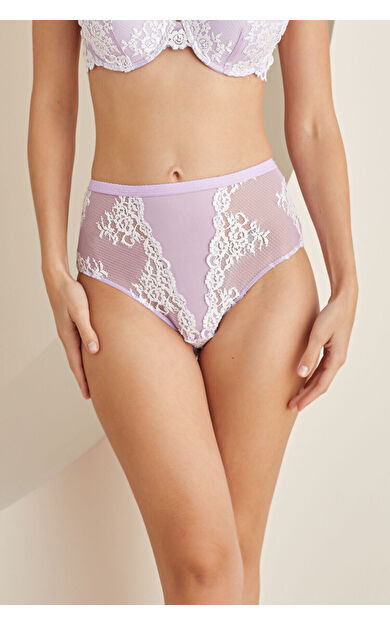 LOYA Lila Dalia Yüksek Bel Külot