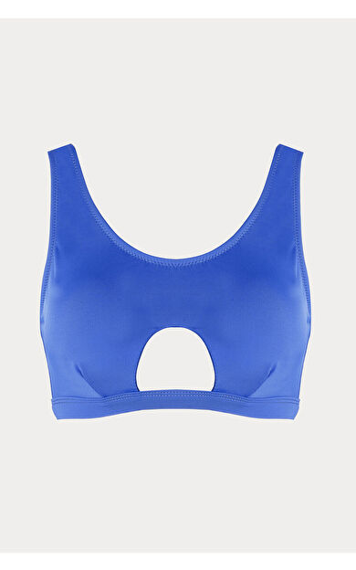 LOYA Mavi Halter Tek Üst Bikini