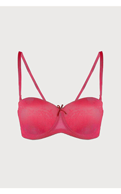 LOYA Nar Çiçeği Lima Dolgulu Straplez Sütyen